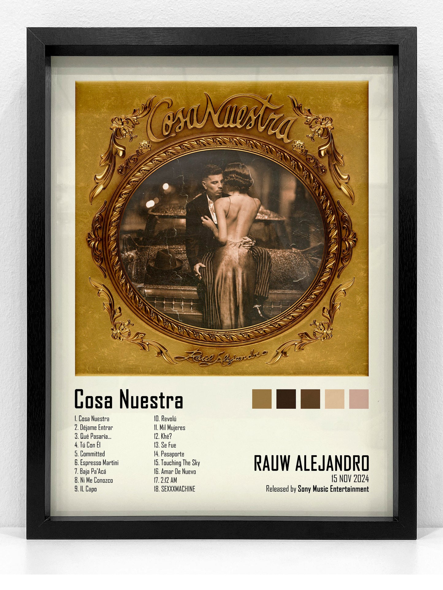 Lámina RAUW ALEJANDRO · COSA NUESTRA