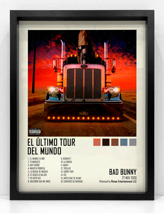 Lámina BAD BUNNY · EL ÚLTIMO TOUR DEL MUNDO