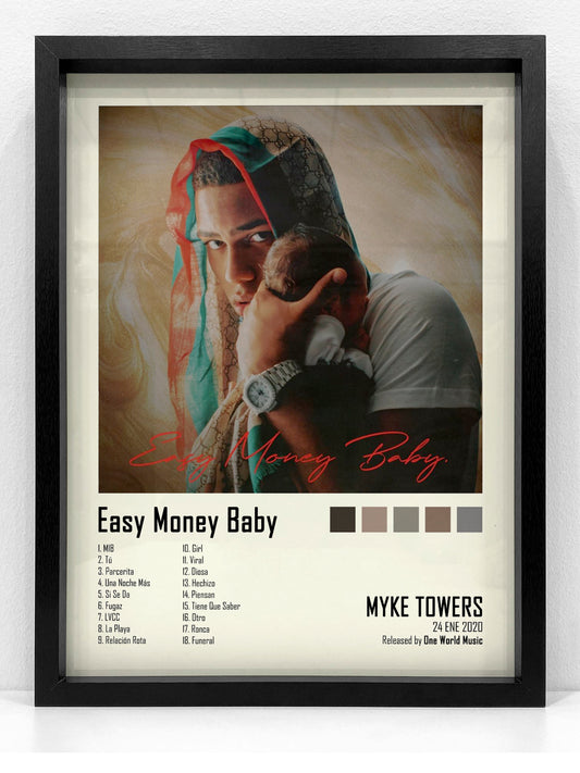 Lámina MYKE TOWERS · EASY MONEY BABY