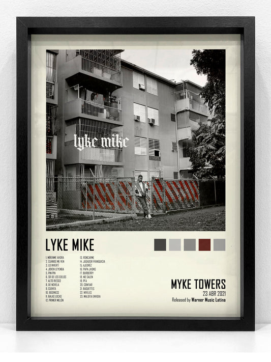 Lámina MYKE TOWERS · LYKE MIKE