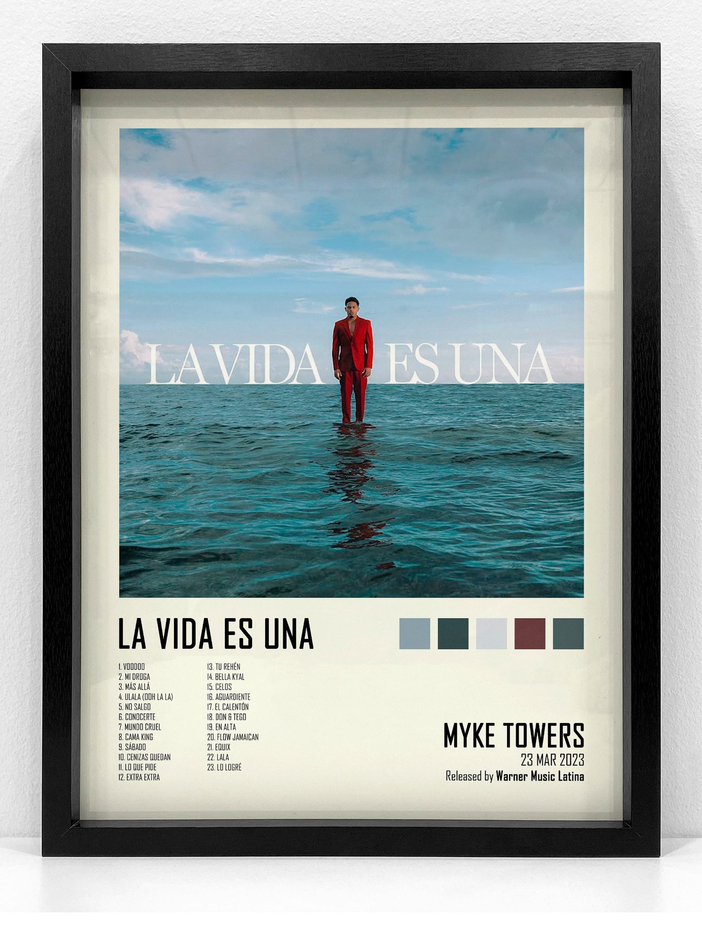 Lámina MYKE TOWERS · LA VIDA ES UNA