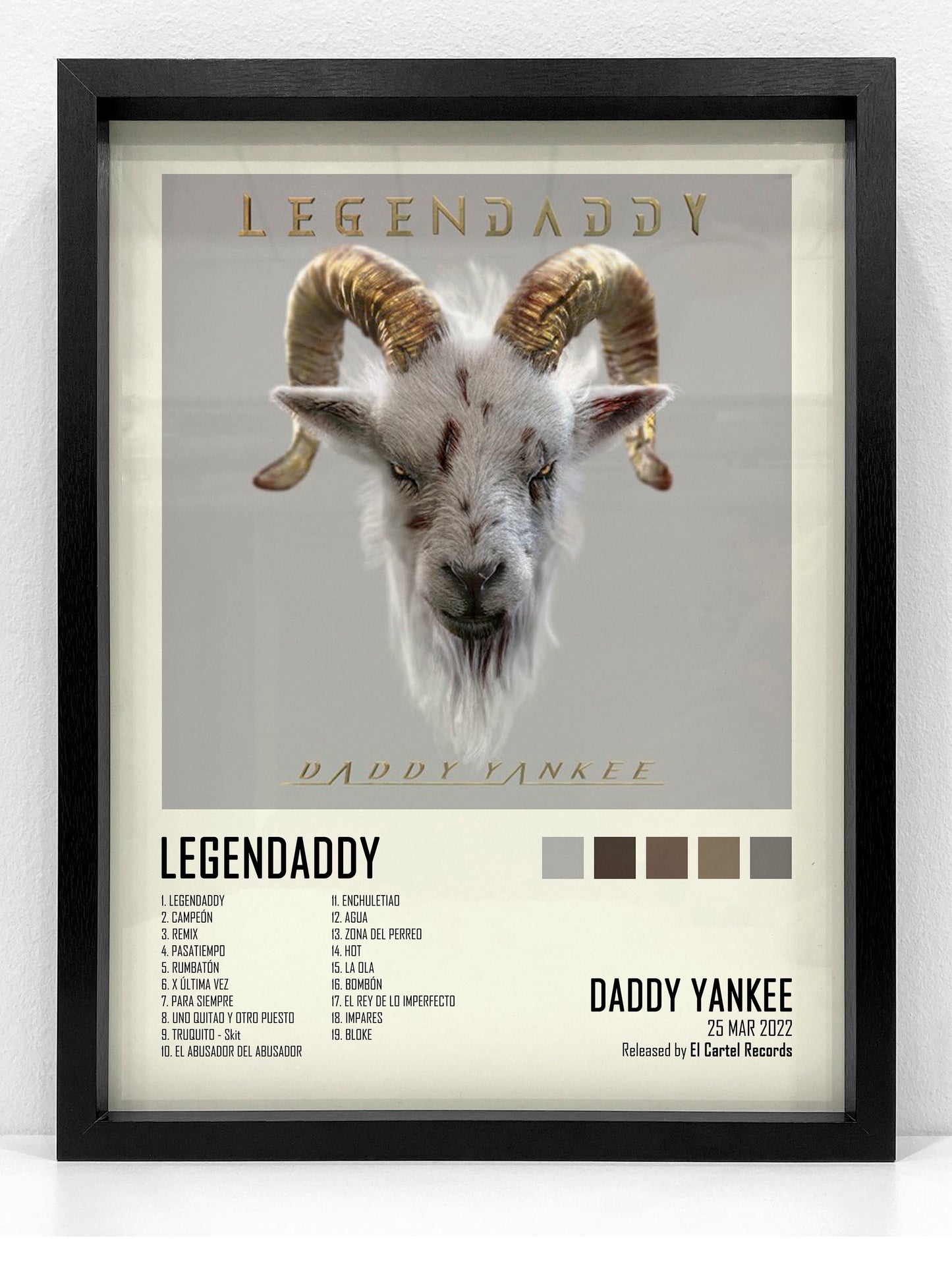 Lámina DADDY YANKEE · LEGENDADDY